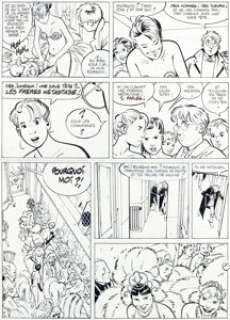 Alain Dodier Jérôme K Jérôme Bloche T.10 Un bébé en cavale Planche 28 (Dupuis, 1995)....