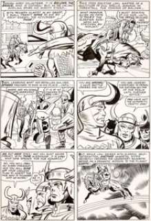 Jack Kirby et Chic Stone Journey Into Mystery #113 Planche 10 (Marvel, 1965).... | Heritage