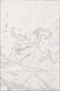 Greg Horn She-Hulk #18 Cover Pencil Original Art (Marvel, 2007).... (Total: 2 Items)