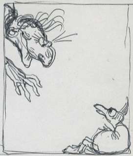 Dulieu, Jean | Dulieu, Jean - Originele schetstekening - Paulus de Boskabouter - Eucalypta en Krakras - (jaren 1970) | Catawiki