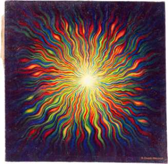 Robert Crumb Sunburst Original Oil Painting from Early Underground Period (1966-2017).... | Heritage