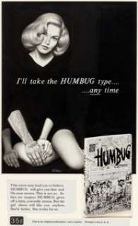  - Bill Elder The Humbug Digest Advertisement Original Art (Humbug Publ. & Ballantine Books, 1957)....