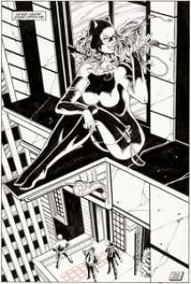  - Jim Balent and Bob Smith Catwoman #19 Splash Page 22 Original Art (DC, 1995)....