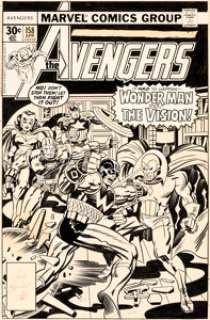 Jack Kirby Avengers #158 Cover Original Art (Marvel, 1977).... | Heritage