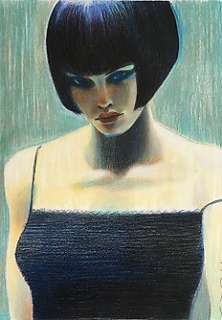 Serio, Andrea | Serio, Andrea - illustrazione originale "Valentina in tributo a Guido Crepax" | Catawiki