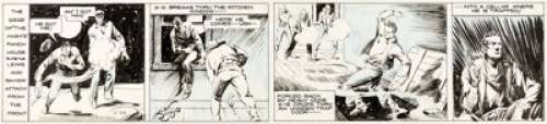 Alex Raymond Secret Agent X-9 Daily Comic Strip Original Art dated 11-22-34 (King Features Syndicate, 1934)....