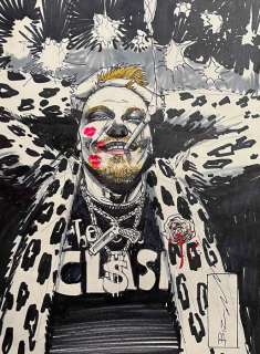 Simos Bisley | Hellblazer #274 - Cover - Bisley - Hellblazer Cover prlimanary - Exemplaire unique - (2011) | Catawiki