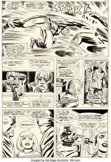 Jack Kirby And Frank Giacoia | Tales of Suspense #85 Story Page 5 Captain America Original Art (Marvel, 1967). | Heritage
