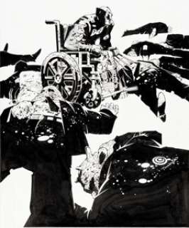 Chris Bachalo - Wolverine and the X-Men #8 Cover Original Art (Marvel, 2012).