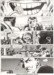 Frank Miller and Klaus Janson - Daredevil #184 Story Page 1 Punisher Original Art (Marvel, 1982).