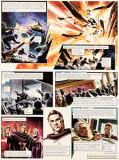 Don Lawrence - The Trigan Empire Planche 31 (Look and Learn Magazine, 1977). Don Lawrence The Trigan Empire Story Page 31 Original Art (Look and Learn Magazine, 1977).