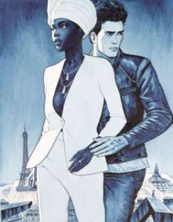 Dominique Bertail - Paris 2119 Couverture Originale (Rue de Sèvres, 2019). Dominique Bertail Paris 2119 Original Art Cover (Rue de Sèvres, 2019).