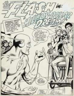 Novick, Irv | Irv Novick and Murphy Anderson The Flash Vol 1 #201 Title Splash Page 1 Original Art (DC, 1970).... | Heritage