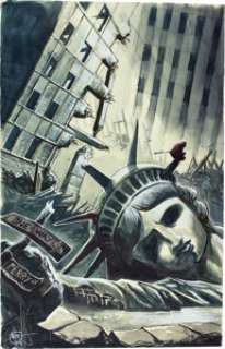 Ronan Toulhoat Block 109 : New York 1947 Cover Original Art (Akileos, 2011)....