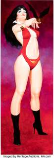 Enric (Enrique Torres-Prat) "Vampirella Gold" Painting Original Art (undated)....