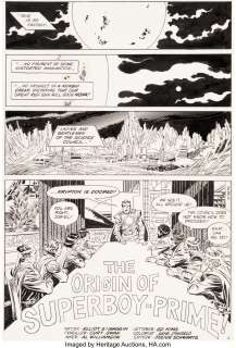 Curt Swan and Al Williamson - DC Comics Presents #87 Complete 16-Page Story "The Origin of Superboy-Prime!" Original... (Total: 16 Original Art)