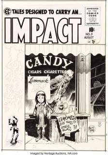 Jack Davis | Impact #3 Cover Original Art (EC, 1955).... | Heritage