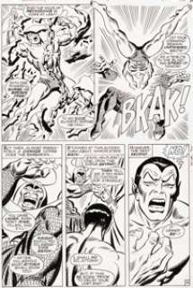 Buscema, John - John Buscema and Frank Giacoia Sub-Mariner #4 Story Page 14 Original Art (Marvel, 1968)....