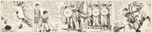 Caniff, Milton | Milton Caniff Dickie Dare Daily Comic Strip Original Art dated 11-1-33 (A. P., 1933).... | Heritage