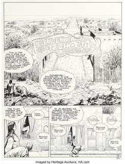 Julio Ribera Le Vagabond des Limbes, Muskie, encore, et toujours... #24 Story Page 12 Original Art (Dargaud, 1995)...