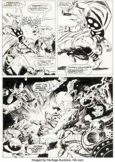 Buscema, John | John Buscema & Tony DeZuniga Thor Annual #5 Story Page 34 Original Art (Marvel, 1976).... | Heritage
