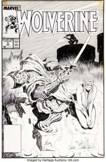 Buscema, John - John Buscema and Al Williamson Wolverine #3 Cover Original Art (Marvel, 1989)....