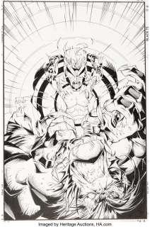 Matsuda, Jeff - Jeff Matsuda and Art Thibert X-Factor #131 Cover Original Art (Marvel, 1997)....