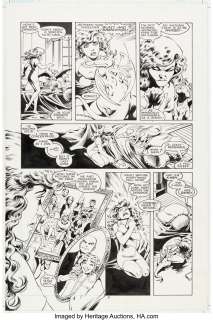Davis, Alan - Alan Davis, Paul Neary, and Mark Farmer Excalibur Special Edition #1 Page 9 Original Art (Marvel, 1987)....