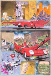 O‘Neill, Kevin - Kevin O‘Neill Marshal Law #3 Painted Story Page 25 Original Art (Marvel/Epic, 1988)....