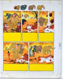 Disney Artist | The Jungle Book, Disneyland Magazine - Original coloured comic page - New Tales from the Jungle Book (early 1970s) | Catawiki