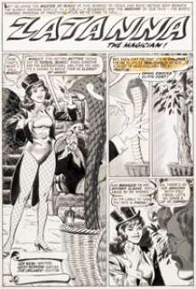 Morrow, Gray - Gray Morrow Adventure Comics #413 Zatanna Story Page 2 Original Art (DC, 1971)....
