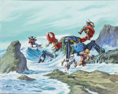 Norem, Earl - Earl Norem He-Man and the Masters of the Universe "Monstroid" Painting Original Art (Telepictures Publications, 19...
