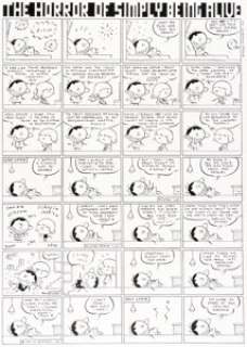 Brunetti, Ivan | Ivan Brunetti Schizo #4 Complete 1-Page Story "The Horror of Simply Being Alive" Original Art (Fantagraphics, 2006... | Heritage