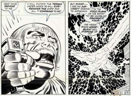 Kirby, Jack | Jack Kirby and Joe Sinnott Fantastic Four #108 Story Page 13 Original Art (Marvel, 1971).... | Heritage