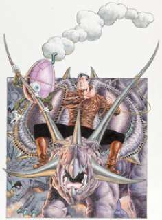 Wrightson, Bernie | Bernie Wrightson Captain Sternn: Running Out of Time #4 Cover Original Art (Kitchen Sink Press, 1994). ... | Heritage