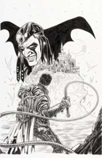 Haun, Jeremy - Jeremy Haun The Realm #1 Variant Cover Original Art, with Print and ComicQuest Edition (Image, 2017) CGC NM/MT 9.8... (Total: 3 Items)