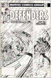 Milgrom, Al | Al Milgrom The Defenders #105 Cover Original Art (Marvel, 1982).... | Heritage