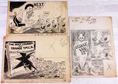 Orange, NJ Rivalries circa 1938 by Milt Hammer (3) | Goldfinch Auctions