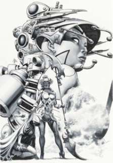 Deodato Jr., Mike - Mike Deodato Jr. Guardians of Knowhere #4 Cover Original Art (Marvel, 2015)....