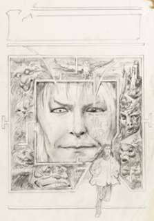 Froud, Brian - Brian Froud Labyrinth Preliminary Poster Original Art (Lucasfilm Limited, 1986). ... (Total: 2 Original Art)