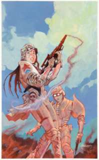 Carnevale, Fra - Massimo Carnevale Lanciostory Vol 25 #8 Cover Original Art (Editoriale Aurea, 1999)....