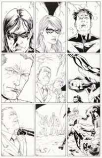 Paco Diaz and BIT Nightwing Vol 2 #122 Story Page 1 Original Art (DC, 2006)....