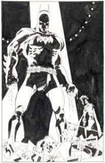Sale, Tim - Tim Sale Batman: The Long Halloween Special #1 Splash Page 37 Original Art (DC, 2021)....