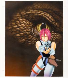 Roko | PlayStation Magazine #6 Dino Crisis 2 Original Magazine Cover Art (Nova Cultural, 1999). | Heritage
