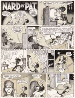 Jay Lynch - Bijou Funnies #5 Nard n‘ Pat Complete 3-Page Story Original Art (Kitchen Sink, 1972). (Total: 3 Original Art)