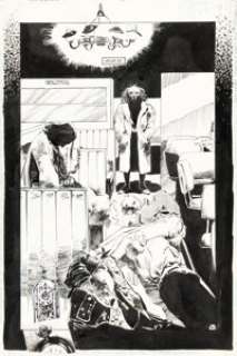 Mike Dringenberg and Malcolm Jones III - Sandman #6 Splash Page 22 Original Art (DC, 1989).