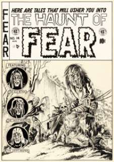 Graham Ingels (as "Ghastly") Haunt of Fear #14 Cover Original Art (EC, 1952). | Heritage