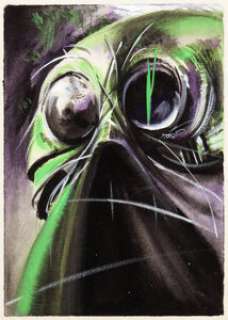 John Schoenherr (attributed) More Macabre Cover Preliminary Painting Original Art (Ace, 1961).