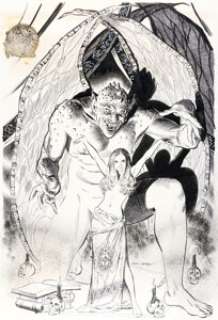 Gray Morrow Mad House #96 Cover Original Art (Archie/Red Circle, 1974).