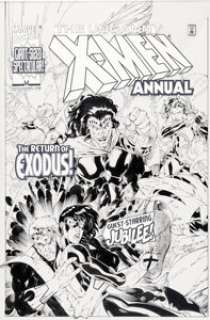 Brett Booth and Sal Regla Uncanny X-Men Annual 1999 Cover Original Art (Marvel, 1999).